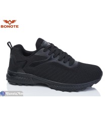 Кросівки чоловічі на весну/осінь (8 пар р.41-46) чорний  "Bonote"