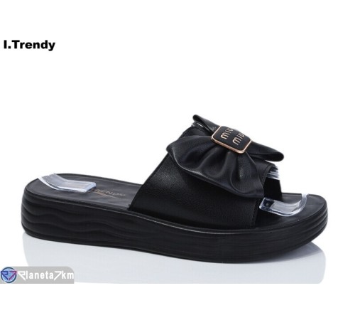 Шлепки жіночі на літо (8 пар р.36-41) чорний "Trendy" Шлепки жіночі на літо (8 пар р.36-41) чорний "Trendy"