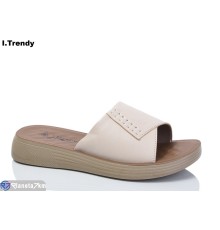 Шлепки жіночі на літо (8 пар р.36-41) бежевий  "Trendy"