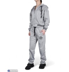 Спортивний костюм жіночий на весну/осінь (4 шт. р.сетка S-XL) сірий  "FABIO"