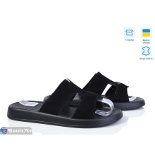 Шлепки жіночі на літо (6 пар р.36-40) чорний  "Linda"