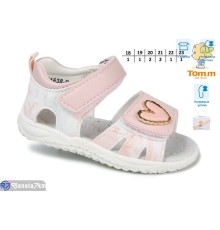 Дитячі босоніжки на літо (8 пар р.18-23) рожевий  "TOMMY"