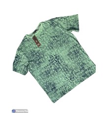 Футболка чоловіча на літо (4 шт. р.сетка 2XL-5XL) зелений  "Peton"