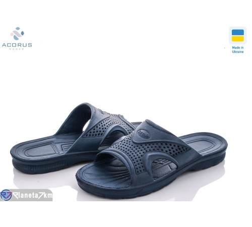 Шлепки дитячі на літо (12 пар р.36-40) синій "Acorus" Шлепки дитячі на літо (12 пар р.36-40) синій "Acorus"