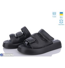Шлепки жіночі на літо (6 пар р.36-40) чорний  "FANio"