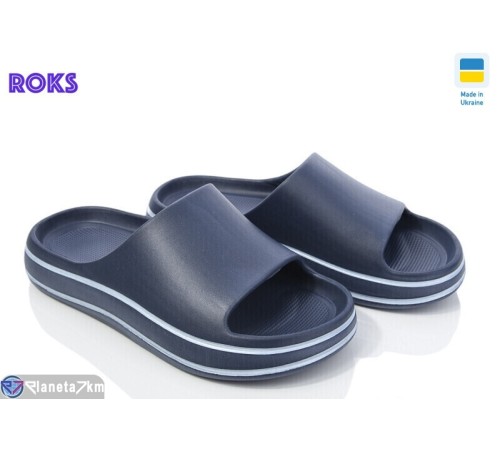 Шлепки дитячі на літо (8 пар р.36-40) синій "Roks" Шлепки дитячі на літо (8 пар р.36-40) синій "Roks"