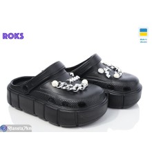 Кроки жіночі на літо (6 пар р.36-40) чорний  "Roks"