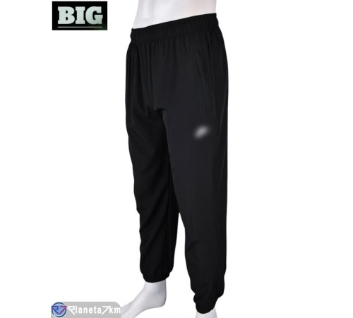 Чоловічі спортивні штани на літо (5 шт. р.сетка 4XL-8XL) чорний "BIG" Чоловічі спортивні штани на літо (5 шт. р.сетка 4XL-8XL) чорний "BIG"