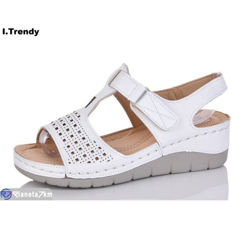 Босоніжки жіночі на літо (8 пар р.36-41) білий "Trendy" Босоніжки жіночі на літо (8 пар р.36-41) білий "Trendy"