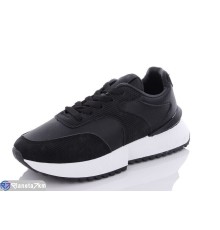 Кросівки жіночі на весну/осінь (8 пар р.36-41) чорний  "Normashoes"