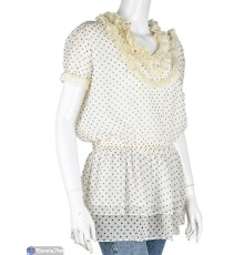Блузка жіноча на літо (3 шт. р.сетка XL-2XL) бежевий  "Kalabok"