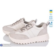 Кросівки жіночі на весну/осінь (6 пар р.36-40) бежевий  "TIMUS-OPT"