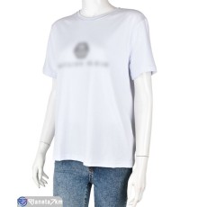 Футболка жіноча на літо (5 шт. р.сетка S-2XL) білий  "Danko"