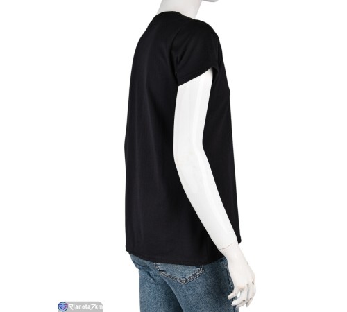 Футболка жіноча на літо (4 шт. р.сетка S-XL) чорний "Danko" Футболка жіноча на літо (4 шт. р.сетка S-XL) чорний "Danko"