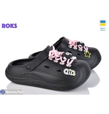 Кроки жіночі на літо (6 пар р.36-40) чорний  "Roks"