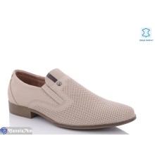 Туфлі чоловічі на весну/осінь (8 пар р.40-45) бежевий  "Kalabok"