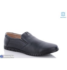 Туфлі чоловічі на весну/осінь (8 пар р.40-45) синій  "Kalabok"
