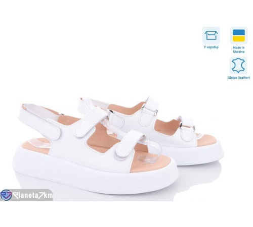 Босоніжки жіночі на літо (6 пар р.36-40) білий  "Linda"