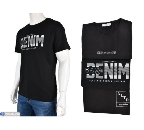 Футболка чоловіча на літо (4 шт. р.сетка S-XL) чорний "Kalabok" Футболка чоловіча на літо (4 шт. р.сетка S-XL) чорний "Kalabok"