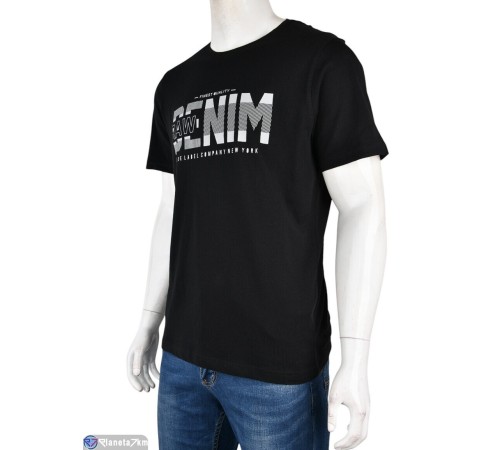 Футболка чоловіча на літо (4 шт. р.сетка S-XL) чорний "Kalabok" Футболка чоловіча на літо (4 шт. р.сетка S-XL) чорний "Kalabok"
