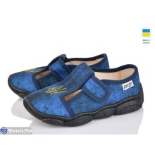 Тапки дитячі на весну/осінь (8 пар р.25-32) синій  "TIMUS-OPT"