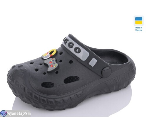 Кроки дитячі на літо (8 пар р.24-32) чорний  "Korka"