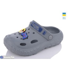 Кроки дитячі на літо (8 пар р.24-32) сірий  "Korka"