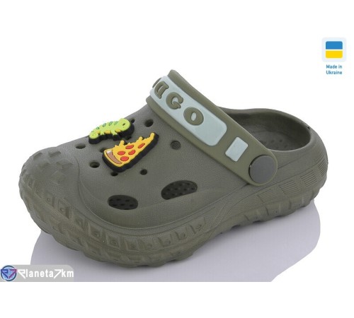 Кроки дитячі на літо (8 пар р.24-32) зелений "Korka" Кроки дитячі на літо (8 пар р.24-32) зелений "Korka"