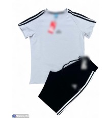 Спортивний костюм чоловічий на літо (5 шт. р.сетка L-3XL) білий  "Peton"