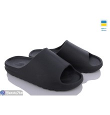 Шлепки жіночі на літо (8 пар р.37-41) чорний  "LINKA"