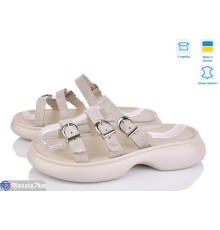 Шлепки жіночі на літо (6 пар р.36-40) бежевий  "Linda"