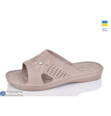 Шлепки жіночі на літо (8 пар р.36-41) коричневий  "LOTTOS"