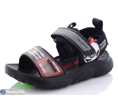 Сандалі дитячі на літо (12 пар р.26-31) чорний  "Normashoes"