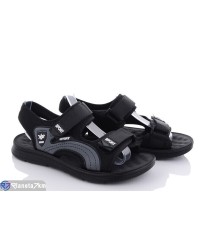 Сандалі чоловічі на літо (8 пар р.40-45) чорний  "Normashoes"
