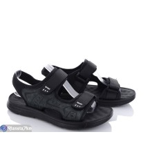 Сандалі чоловічі на літо (8 пар р.40-45) чорний  "Normashoes"