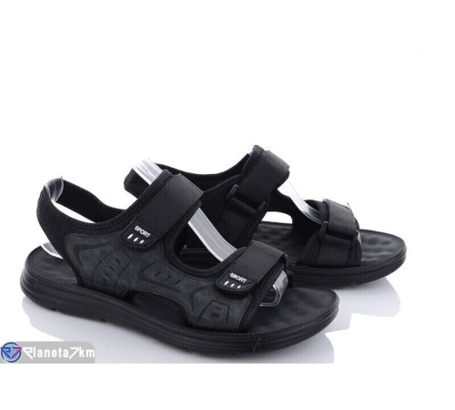 Сандалі чоловічі на літо (8 пар р.40-45) чорний "Normashoes" Сандалі чоловічі на літо (8 пар р.40-45) чорний "Normashoes"