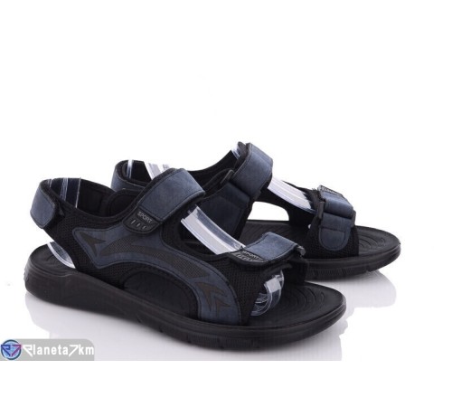 Сандалі чоловічі на літо (8 пар р.40-45) синій "Normashoes" Сандалі чоловічі на літо (8 пар р.40-45) синій "Normashoes"