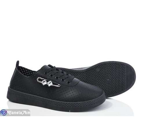 Кросівки жіночі на літо (8 пар р.36-41) чорний  "Normashoes"