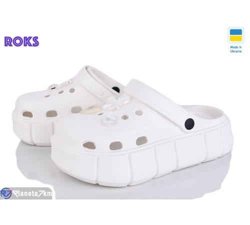 Кроки жіночі на літо (6 пар р.36-40) білий  "Roks"