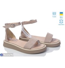 Босоніжки жіночі на літо (6 пар р.36-40) бежевий  "Linda"