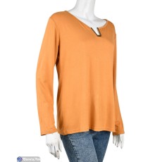 Кофта жіноча на весну/осінь (5 шт. р.сетка 2XL-3XL) жовтий  "Kalabok"