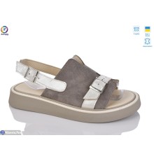 Босоніжки жіночі на літо (8 пар р.36-40) коричневий  "Леопард"