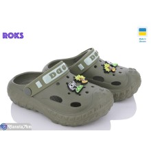 Кроки дитячі на літо (8 пар р.24-32) хакі  "Roks"