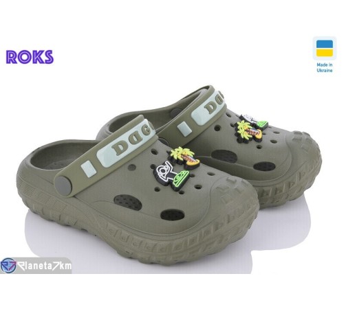 Кроки дитячі на літо (8 пар р.24-32) хакі "Roks" Кроки дитячі на літо (8 пар р.24-32) хакі "Roks"