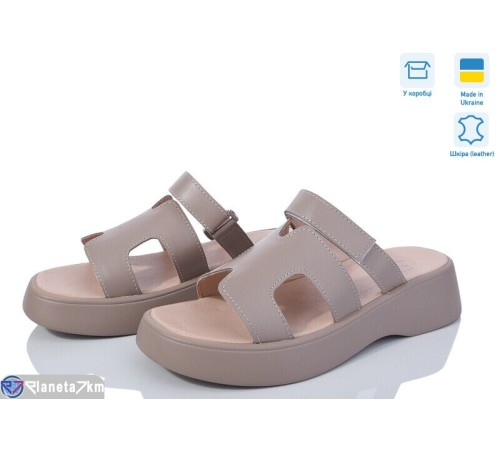 Шлепки жіночі на літо (6 пар р.36-40) коричневий "Linda" Шлепки жіночі на літо (6 пар р.36-40) коричневий "Linda"