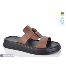 Шлепки жіночі на літо (6 пар р.36-40) коричневий  "LIKA"