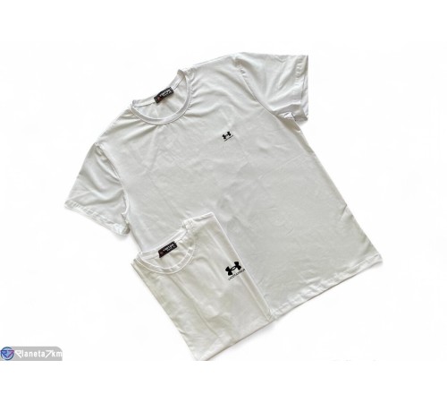 Футболка чоловіча на літо (5 шт. р.сетка XL-5XL) білий  "Peton"