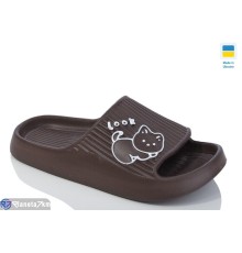 Шлепки жіночі на літо (8 пар р.36-41) коричневий  "LOTTOS"