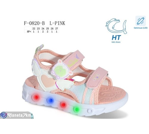 Дитячі босоніжки на літо (8 пар р.22-27) рожевий "Normashoes" Дитячі босоніжки на літо (8 пар р.22-27) рожевий "Normashoes"
