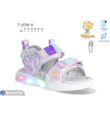 Дитячі босоніжки на літо (8 пар р.21-26) фіолетовий  "Normashoes"